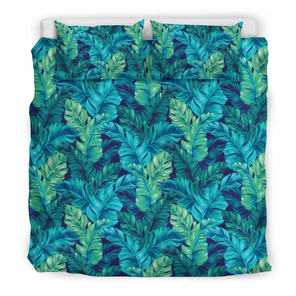 Banana Leaf Pattern Print Design BL05 Duvet Cover Bedding Set-JORJUNE.COM