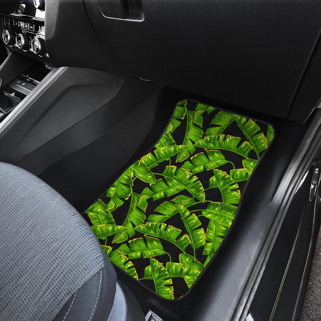 Banana Leaf Pattern Print Design BL06 Car Floor Mats-JorJune