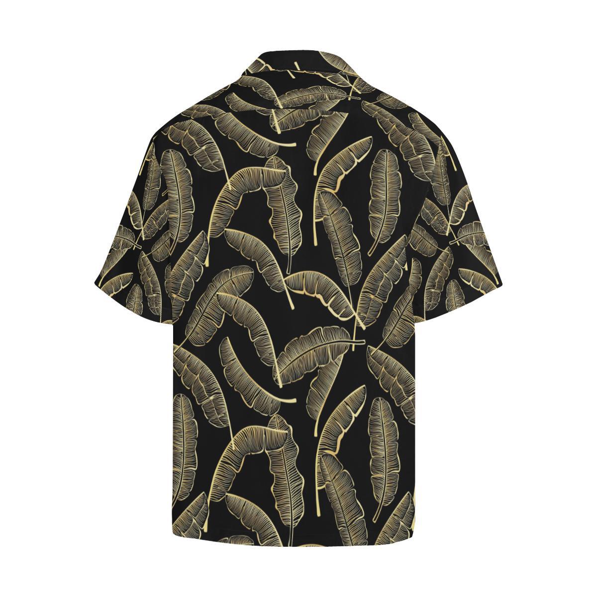 Banana Leaf Pattern Print Design BL07 Men Hawaiian Shirt-JorJune