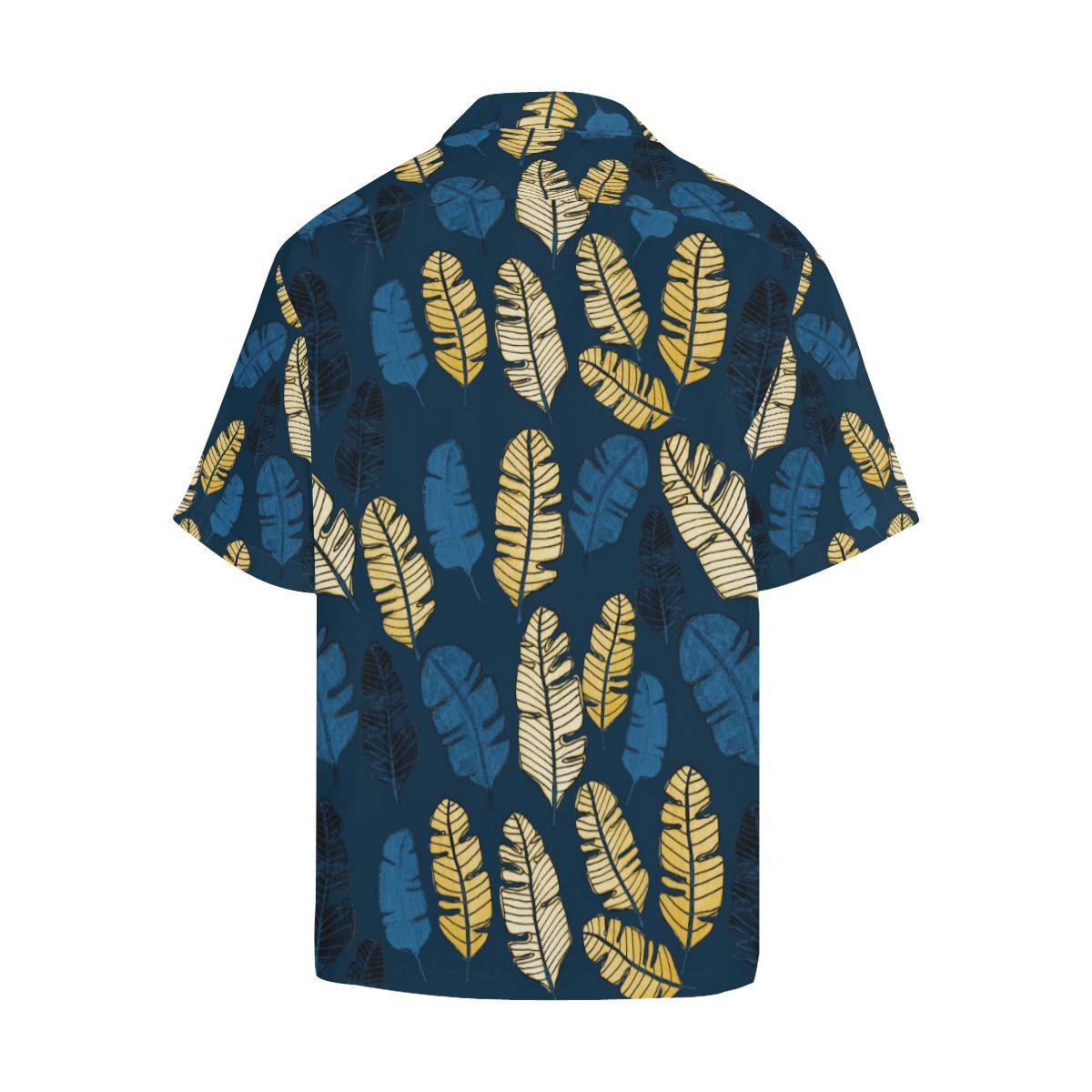 Banana Leaf Pattern Print Design BL09 Men Hawaiian Shirt-JorJune