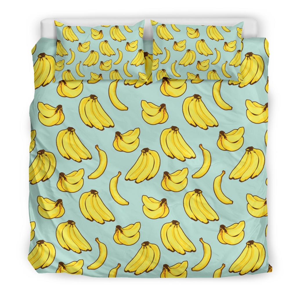 Banana Pattern Print Design BA04 Duvet Cover Bedding Set-JORJUNE.COM