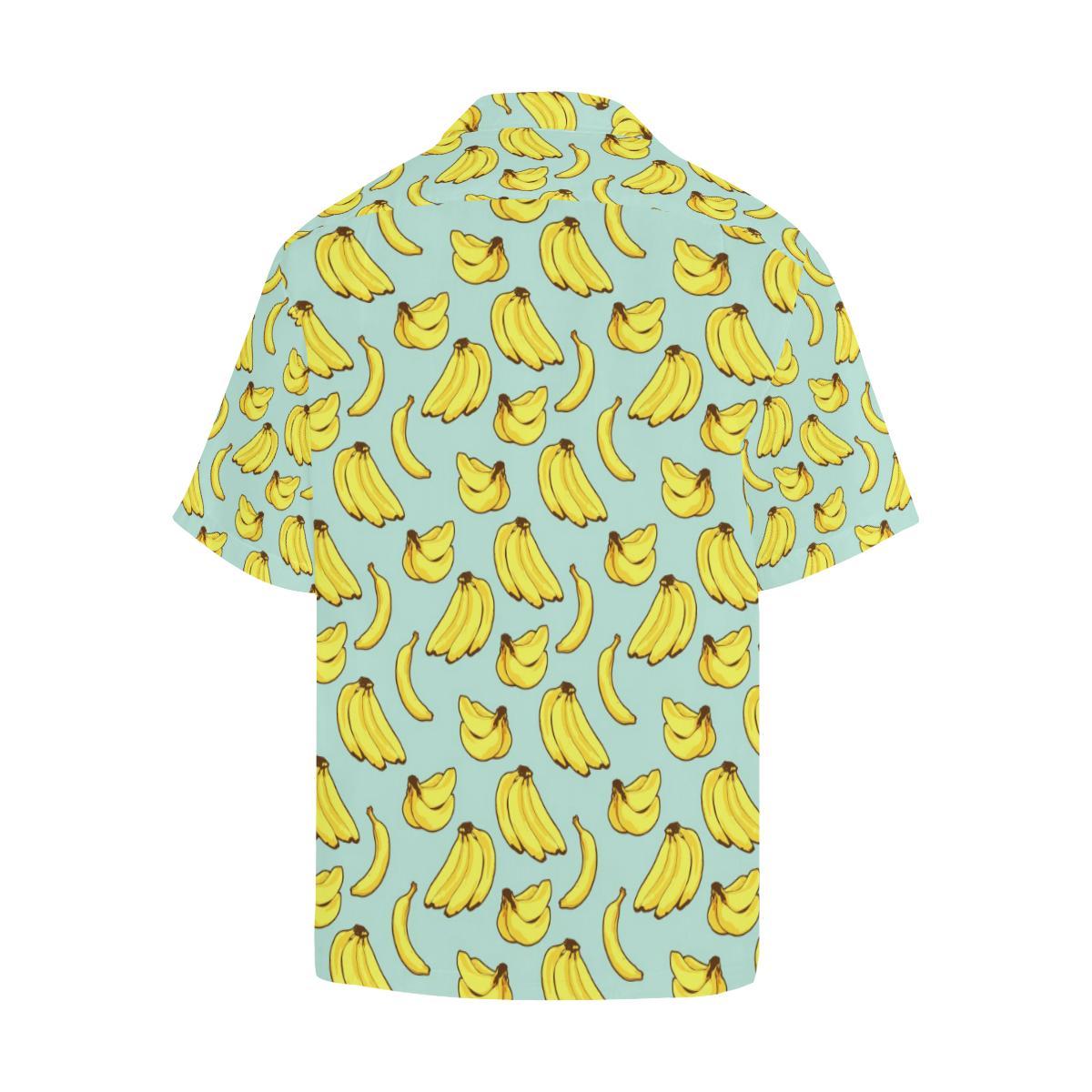 Banana Pattern Print Design BA04 Men Hawaiian Shirt-JorJune