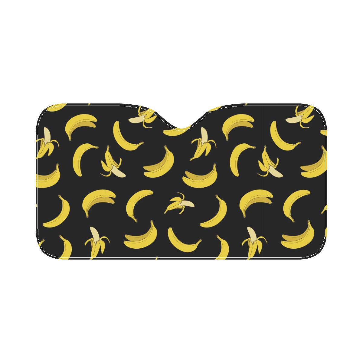 Banana Pattern Print Design BA05 Car Sun Shade-JorJune