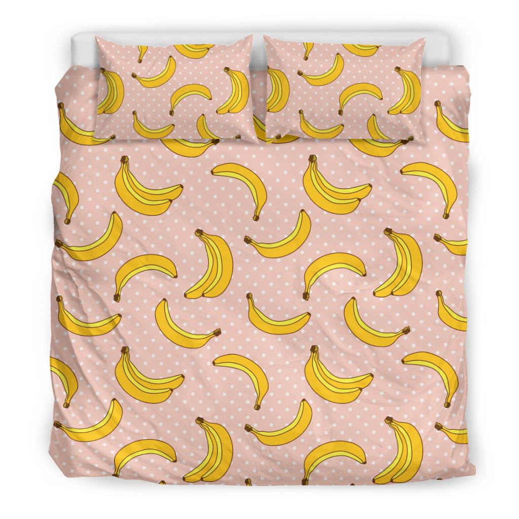 Banana Pattern Print Design BA06 Duvet Cover Bedding Set-JORJUNE.COM