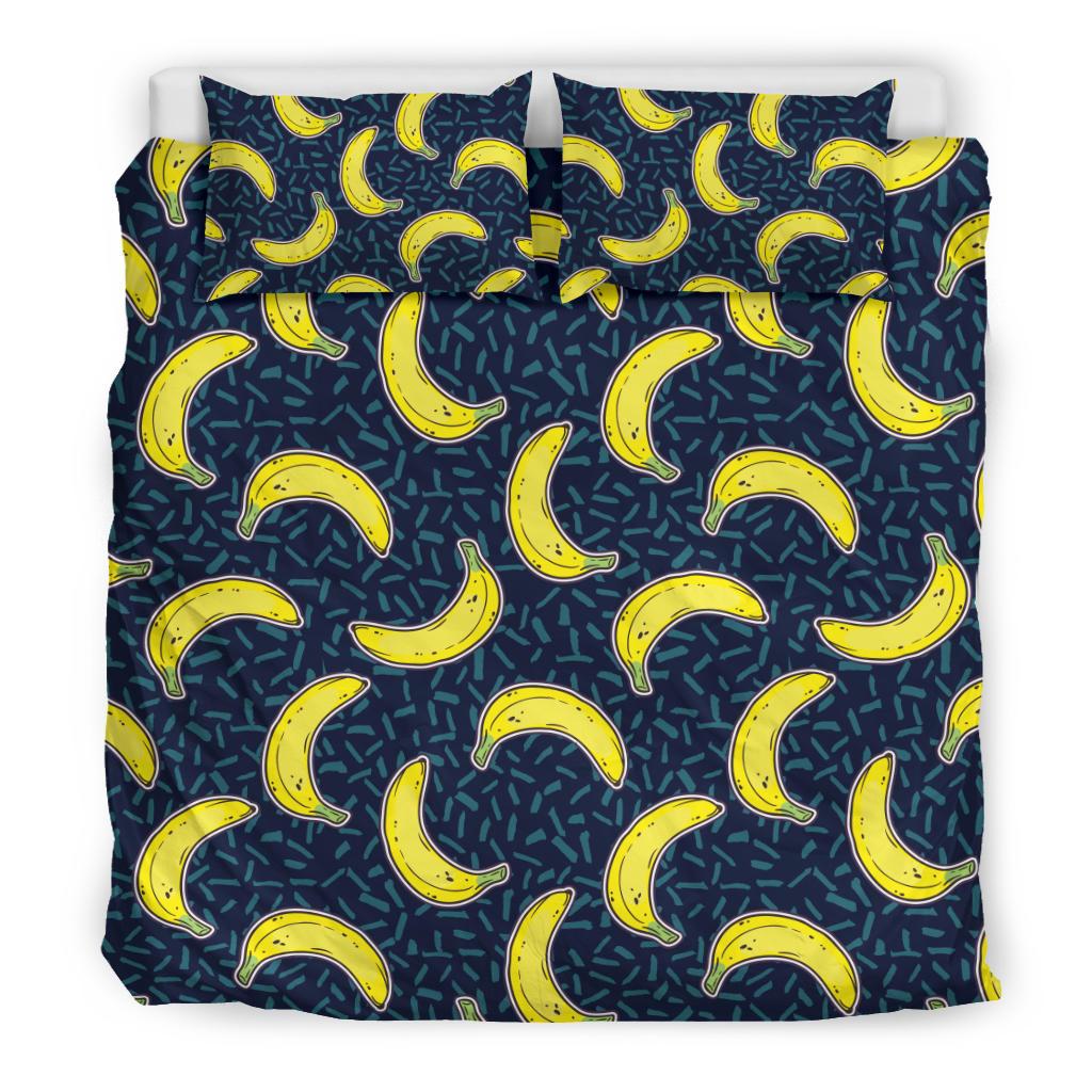 Banana Pattern Print Design BA09 Duvet Cover Bedding Set-JORJUNE.COM