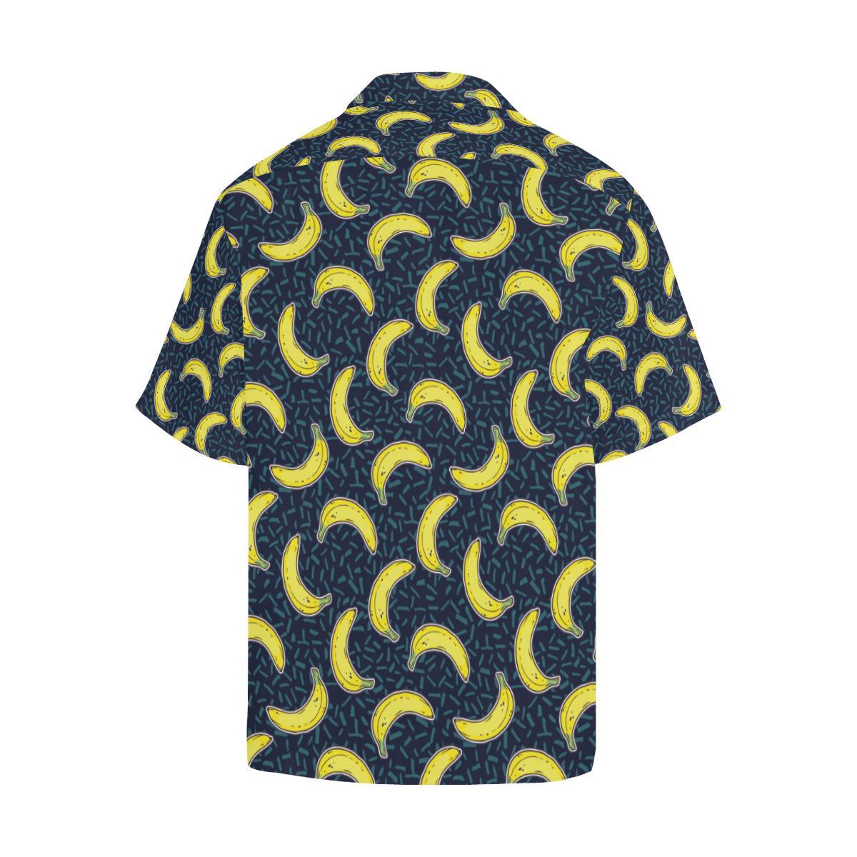 Banana Pattern Print Design BA09 Men Hawaiian Shirt-JorJune
