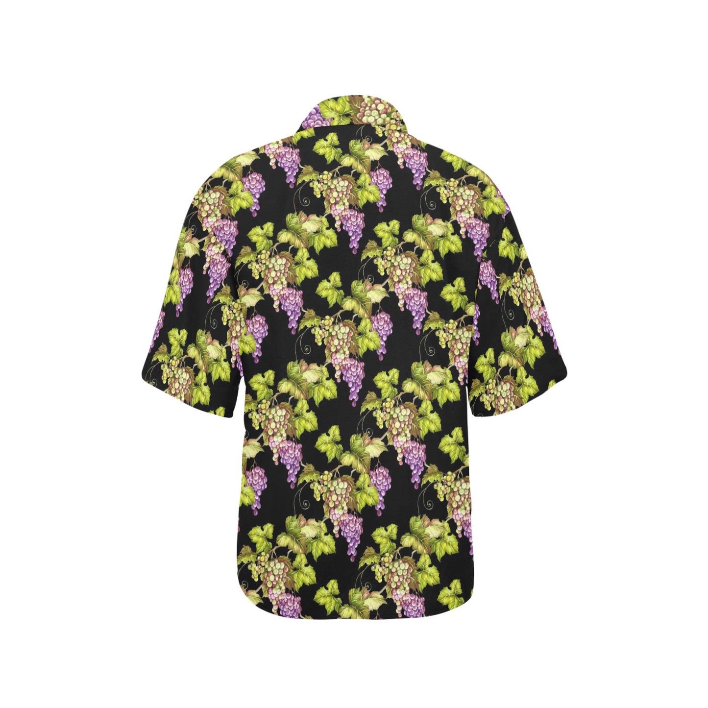 Grape Pattern Print Design GP04 Women's Hawaiian Shirt