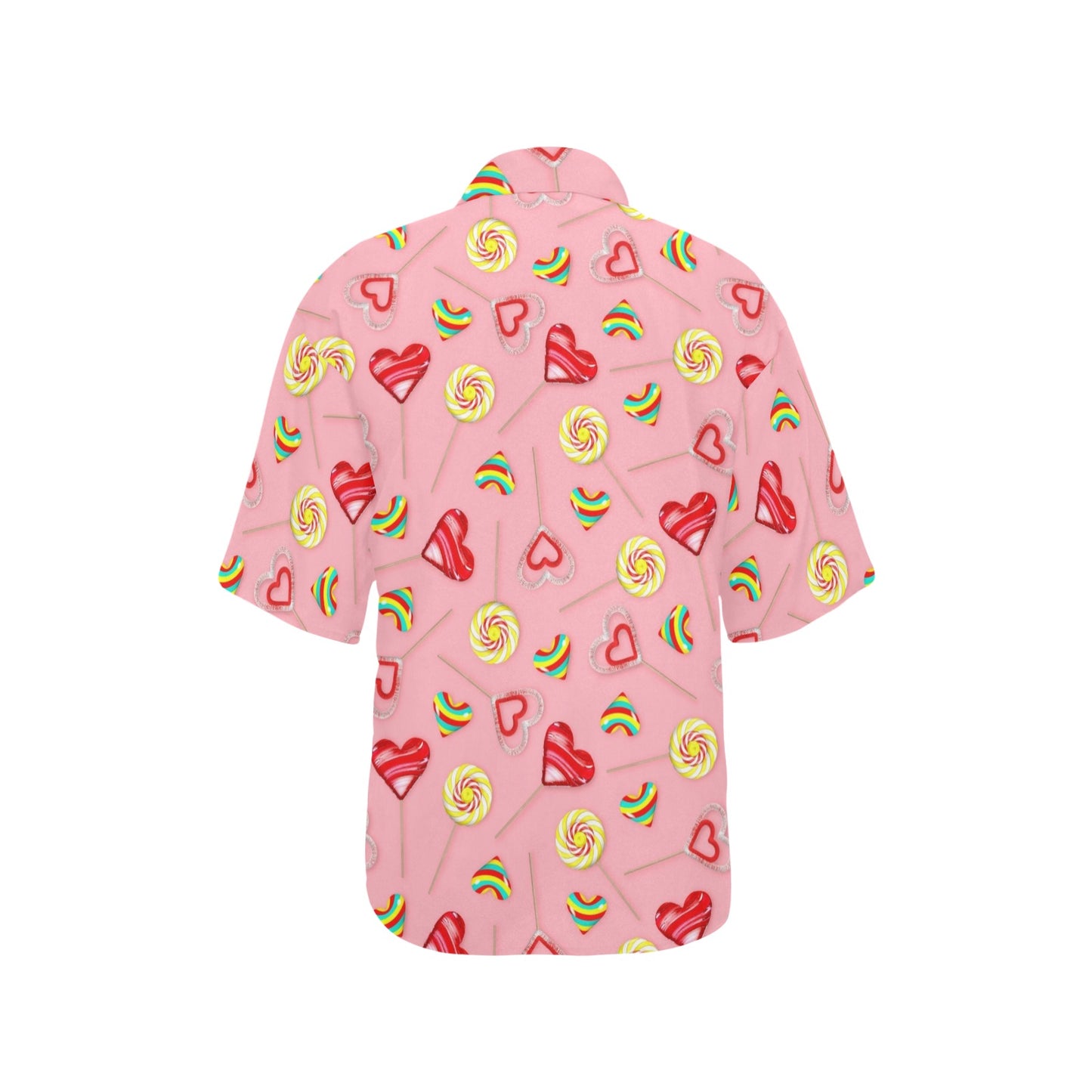 Lollipop Pattern Print Design LL05 Women's Hawaiian Shirt