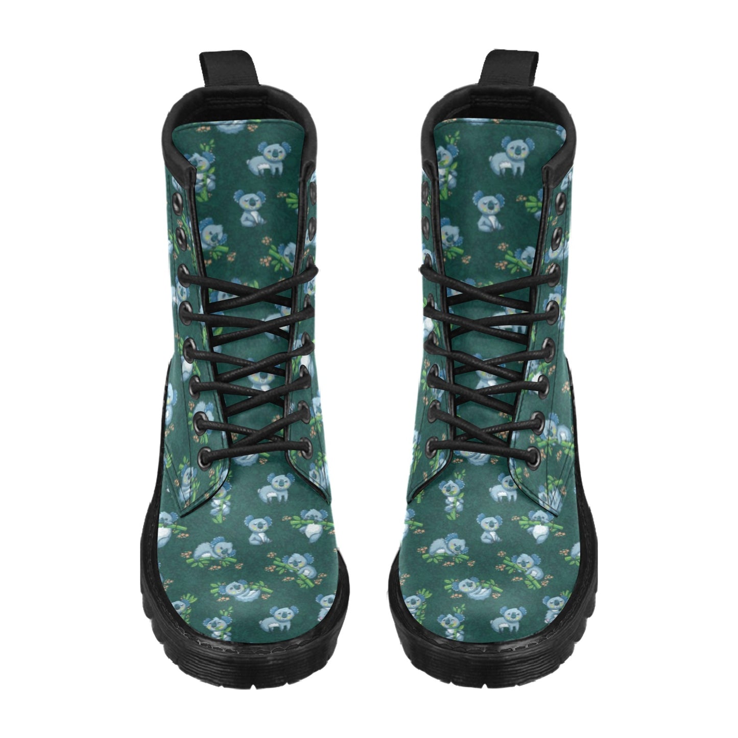 Koala Blue Design Print Women's Boots