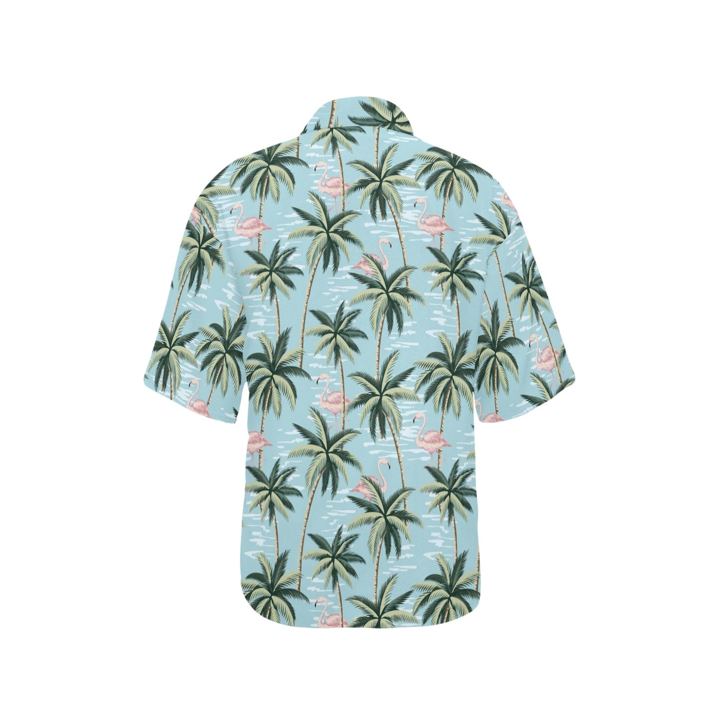 Palm Tree Pattern Print Design PT05 Women's Hawaiian Shirt
