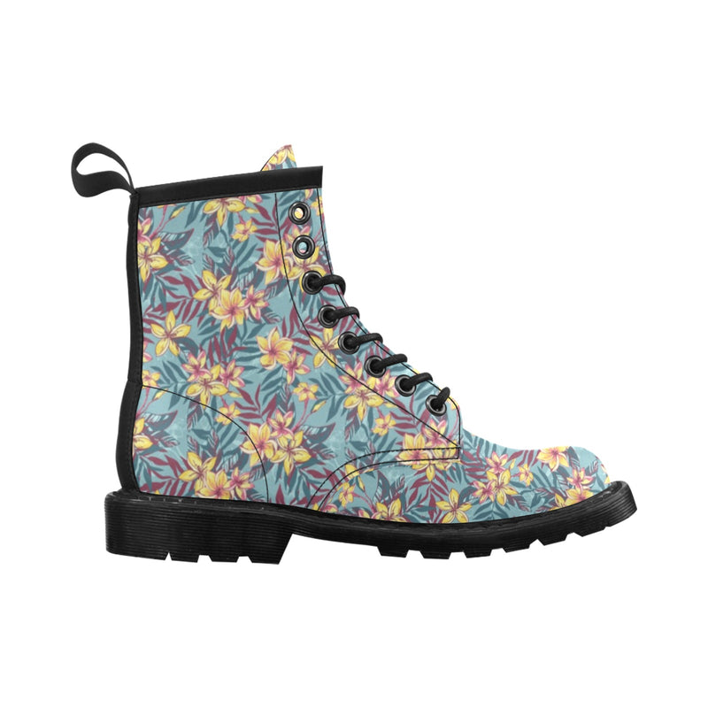 Summer Floral Print Design LKS304 Women's Boots