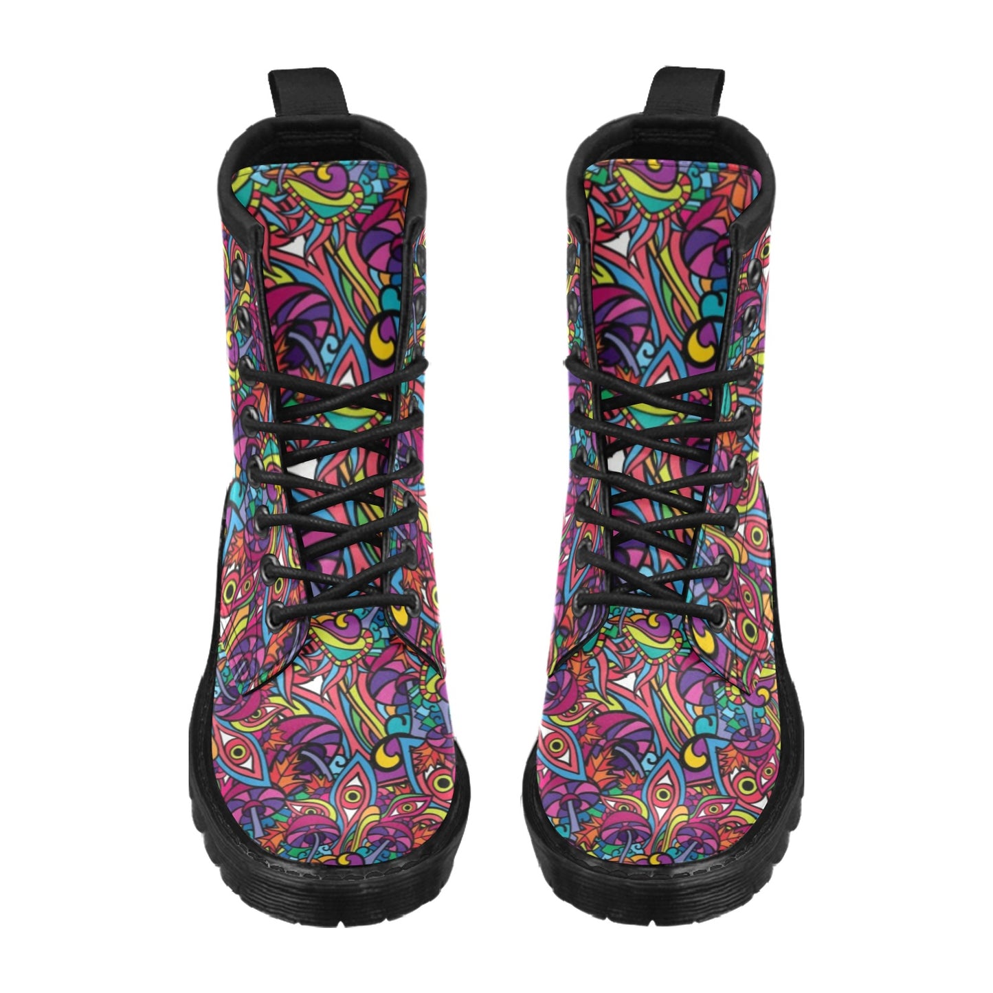 Trippy Print Design LKS302 Women's Boots
