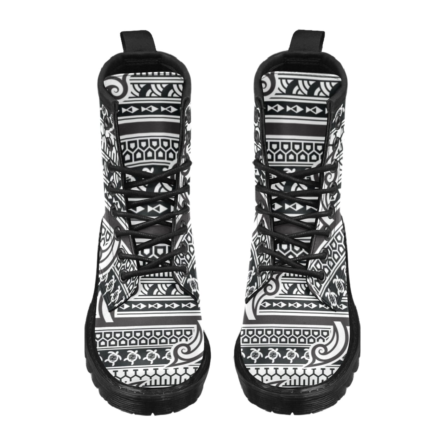 Samoan Style Print Design LKS305 Women's Boots