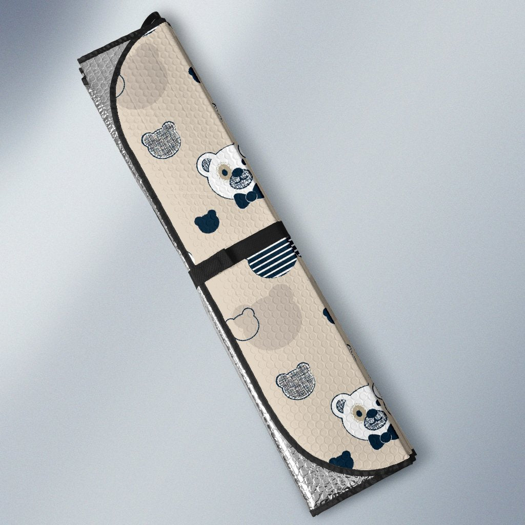Bear Pattern Print Design 05 Car Sun Shade-JORJUNE.COM