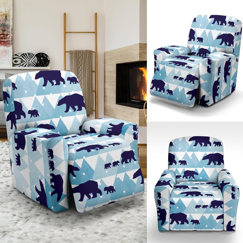 Bear Pattern Print Design BE01 Recliner Slipcover-JORJUNE.COM