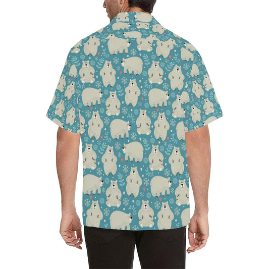 Bear Pattern Print Design BE04 Men Hawaiian Shirt-JorJune