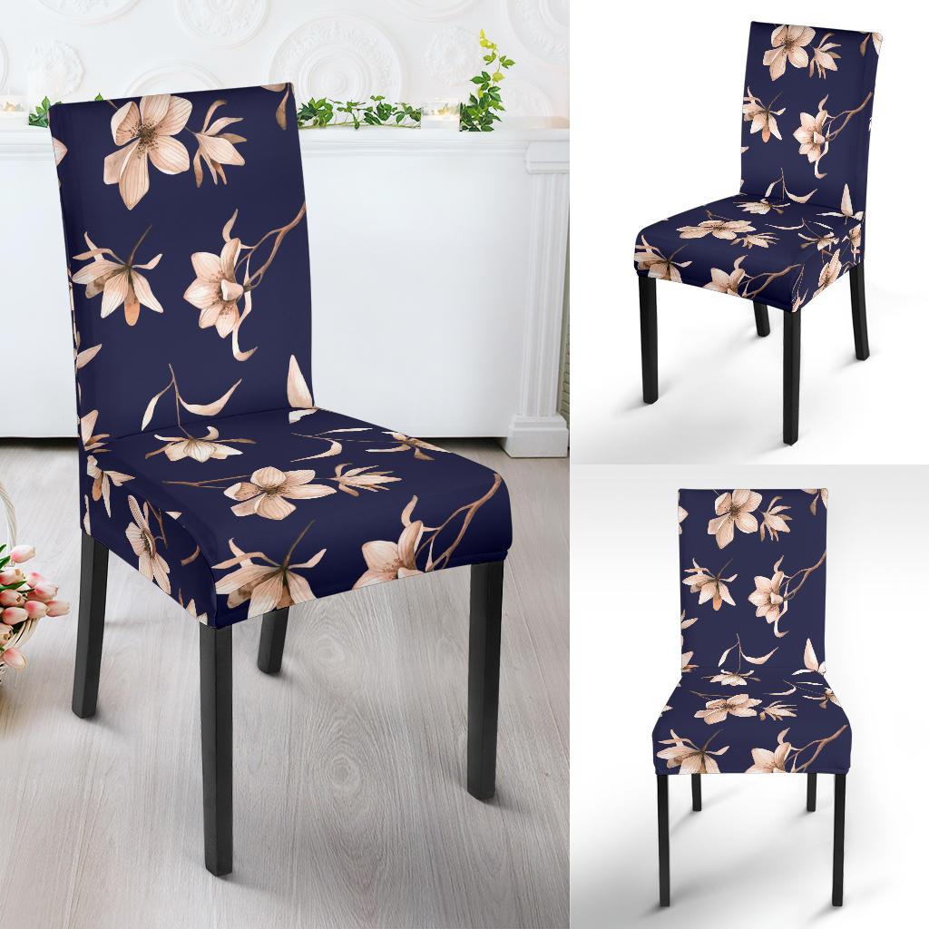 Beautiful Floral Pattern Dining Chair Slipcover-JORJUNE.COM