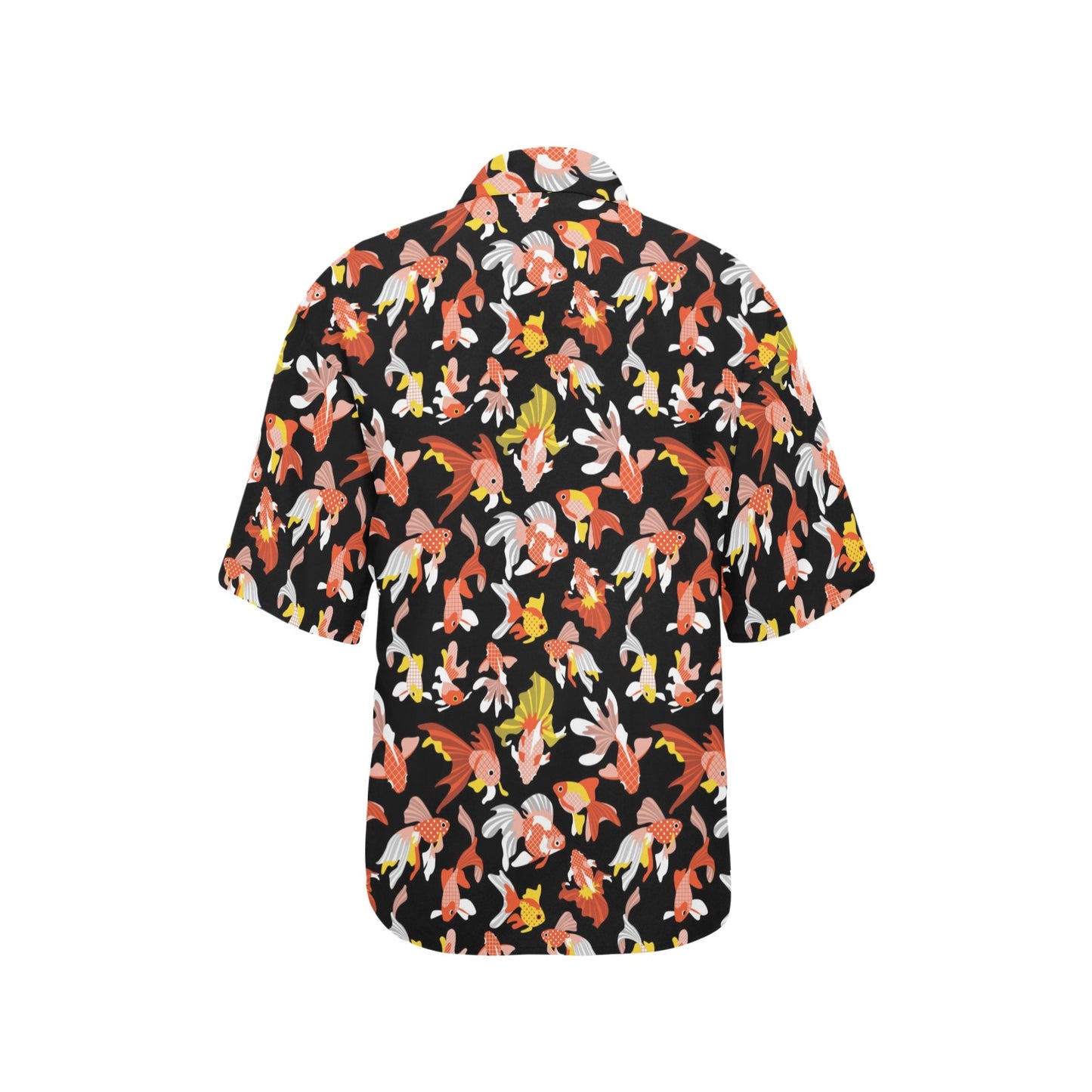 Goldfish Print Design LKS401 Women's Hawaiian Shirt