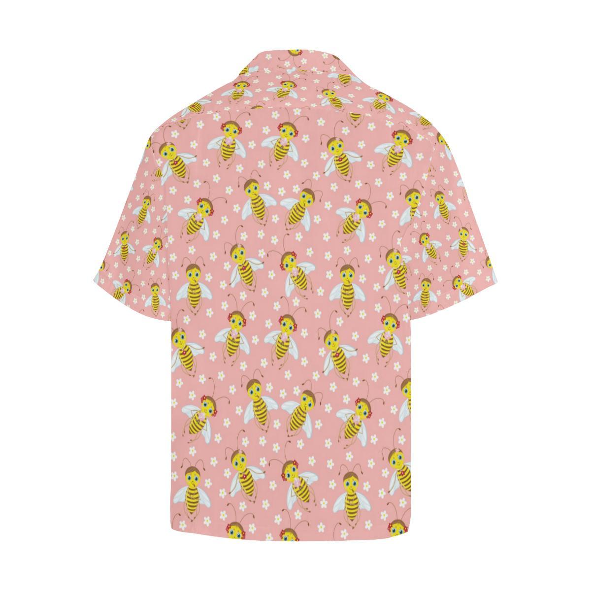 Bee Pattern Print Design BEE07 Men Hawaiian Shirt-JorJune