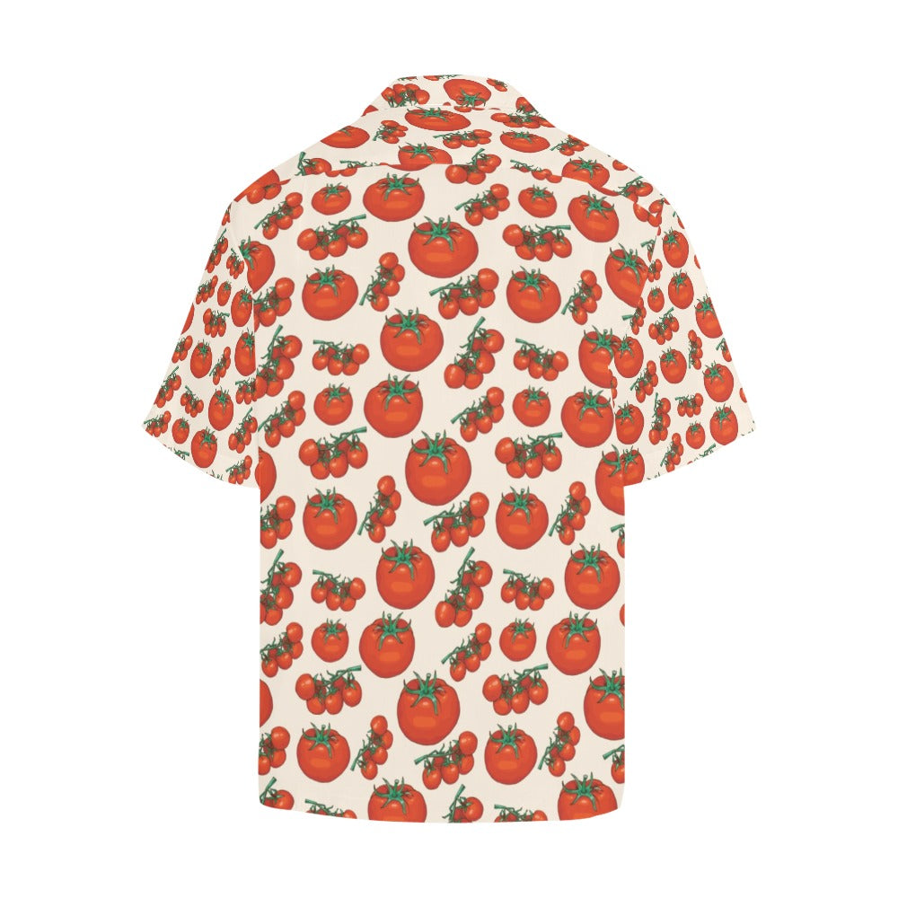 Tomato Print Design LKS302 Men's Hawaiian Shirt