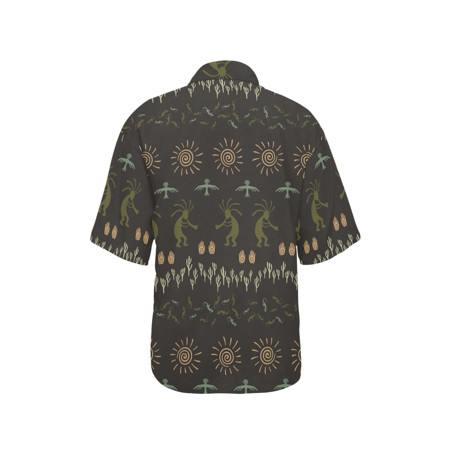 Mayan Pattern Print Design 04 Women's Hawaiian Shirt