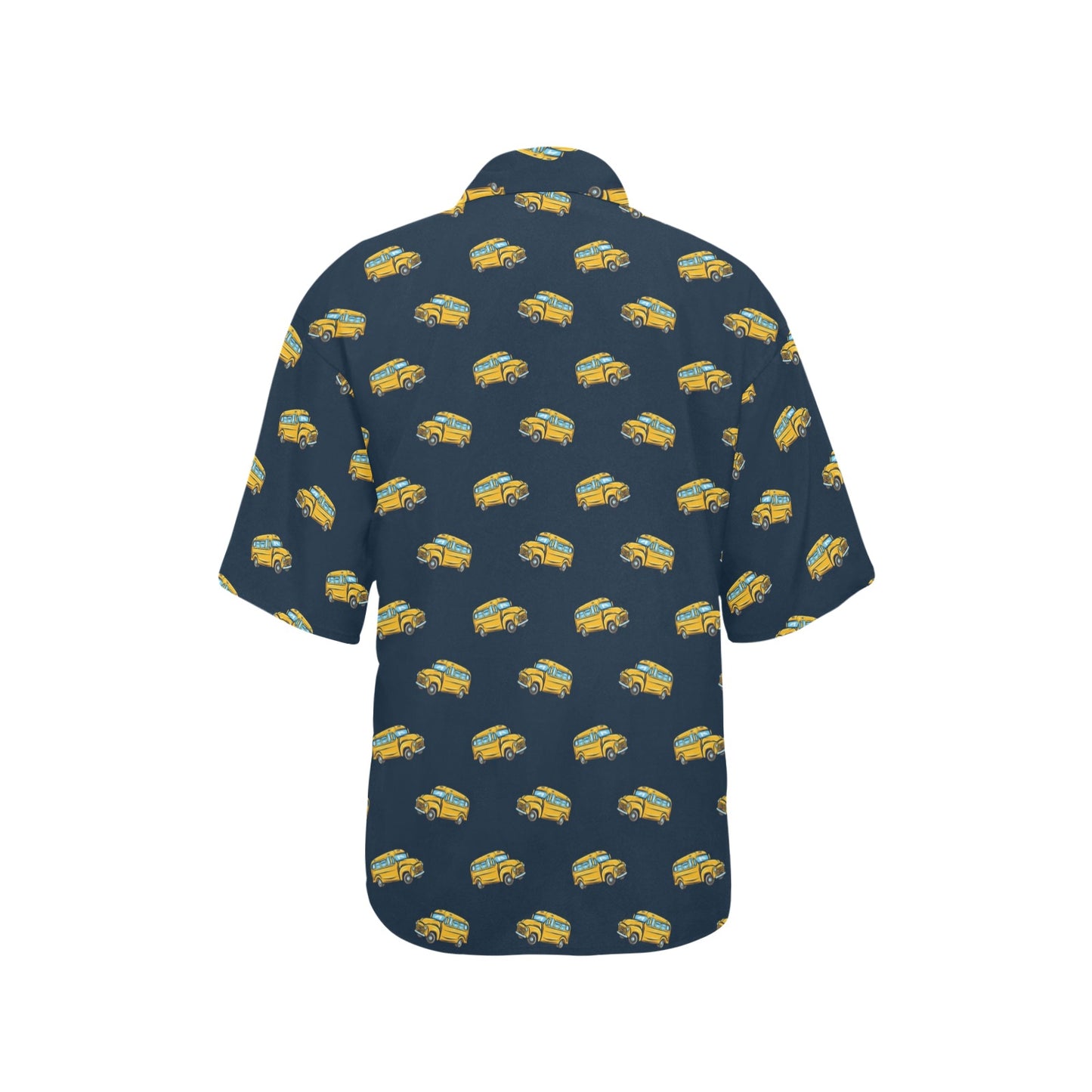 School Bus Print Design LKS304 Women's Hawaiian Shirt