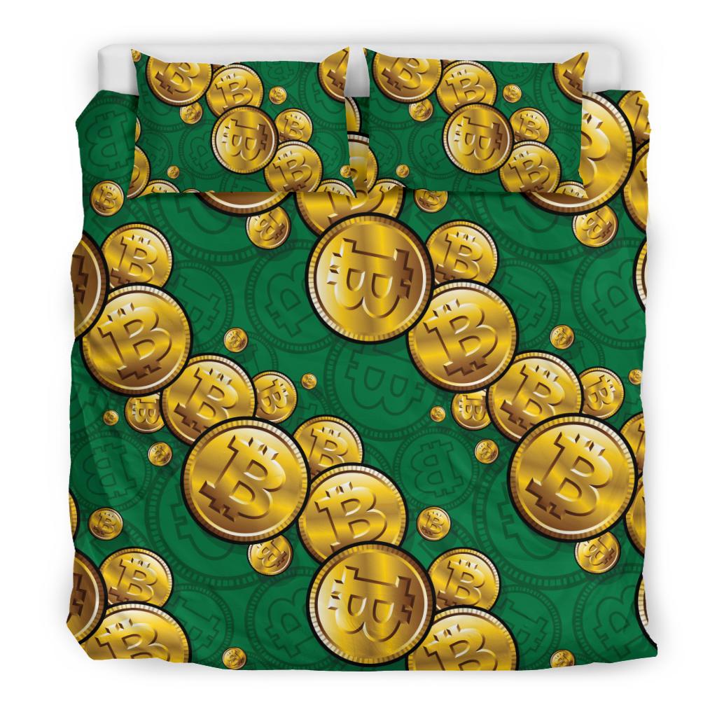 Bitcoin Pattern Print Design DO02 Duvet Cover Bedding Set-JORJUNE.COM