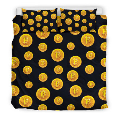 Bitcoin Pattern Print Design DO04 Duvet Cover Bedding Set-JORJUNE.COM