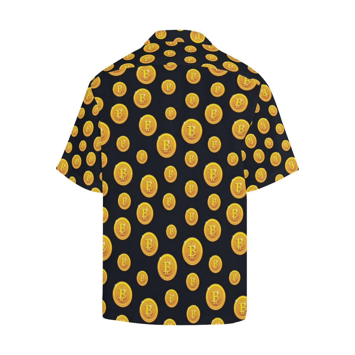 Bitcoin Pattern Print Design DO04 Men Hawaiian Shirt-JorJune