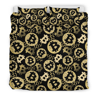 Bitcoin Pattern Print Design DO06 Duvet Cover Bedding Set-JORJUNE.COM