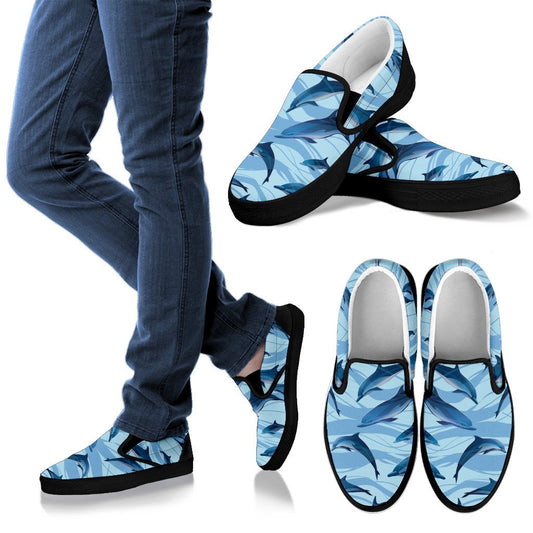 Blue Dolphin Women Canvas Slip On Shoes