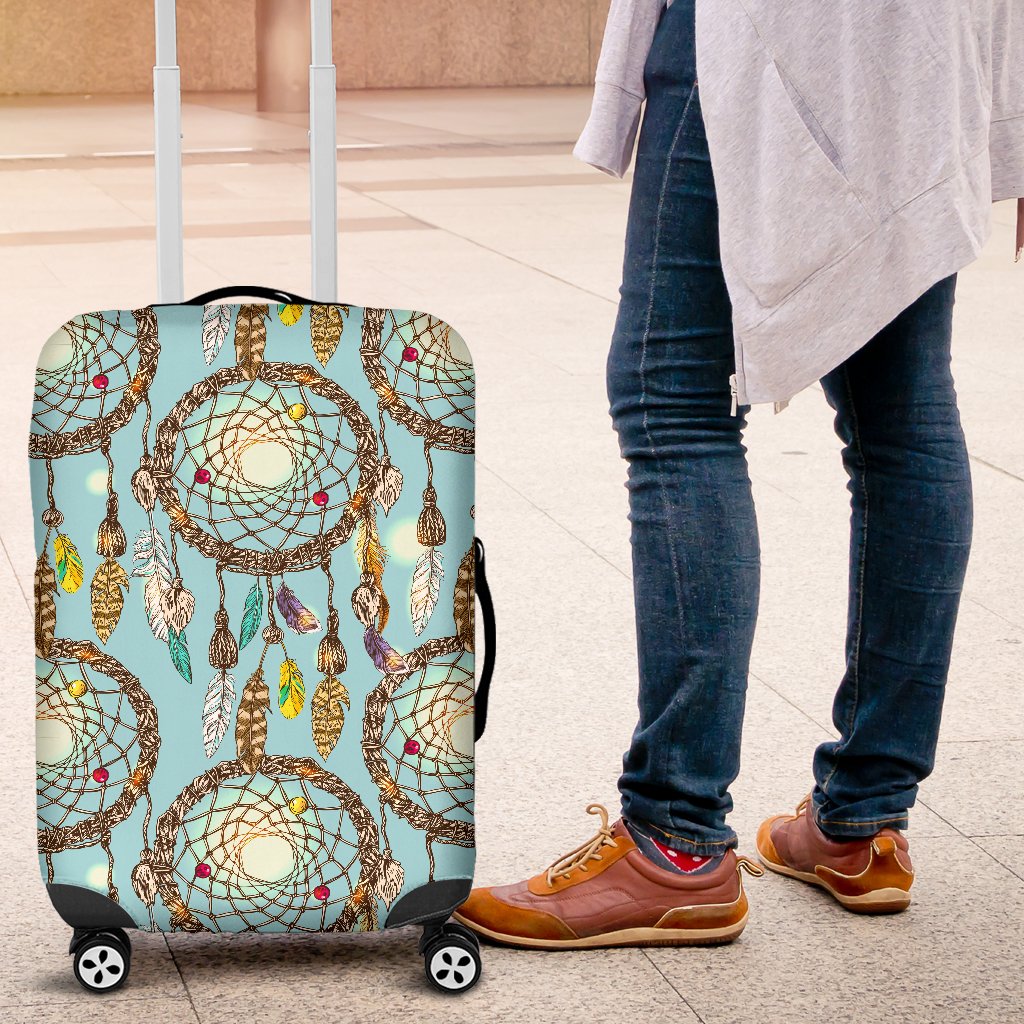 Blue Dream catcher Luggage Cover Protector