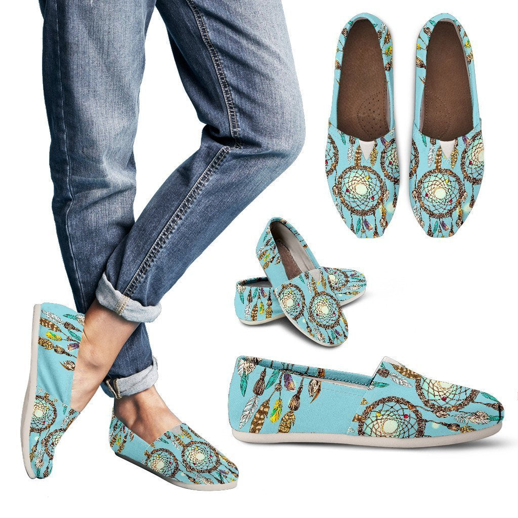 Blue Dream catcher Women Casual Shoes-JorJune.com