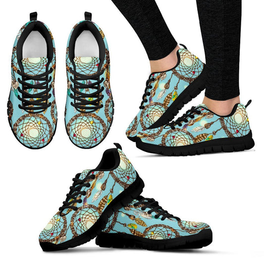 Blue Dream catcher Women Sneakers