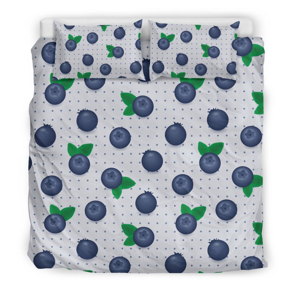 Blueberry Pattern Print Design BB02 Duvet Cover Bedding Set-JORJUNE.COM