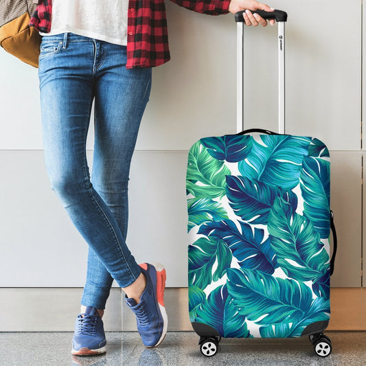 Brightness Tropical Palm Leaves Luggage Protective Cover