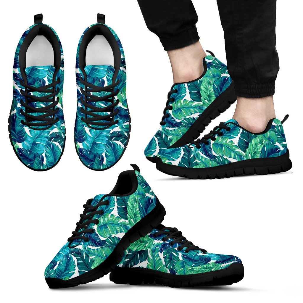 Brightness Tropical Palm Leaves Men Sneakers