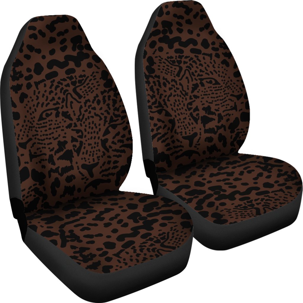 Brown Leopard Universal Fit Car Seat Covers