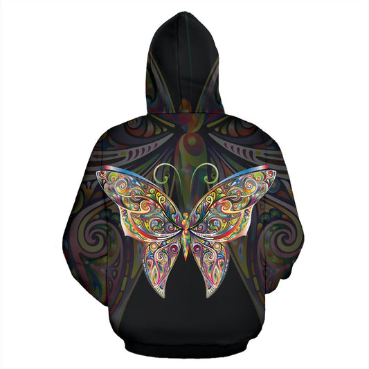 Butterfly Art All Over Print Hoodie