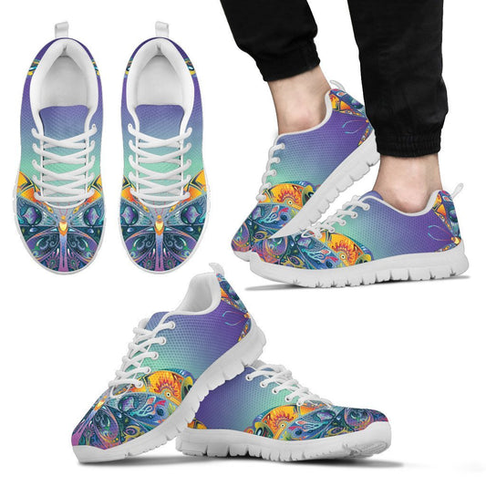 Butterfly Art Colorful Men Sneakers