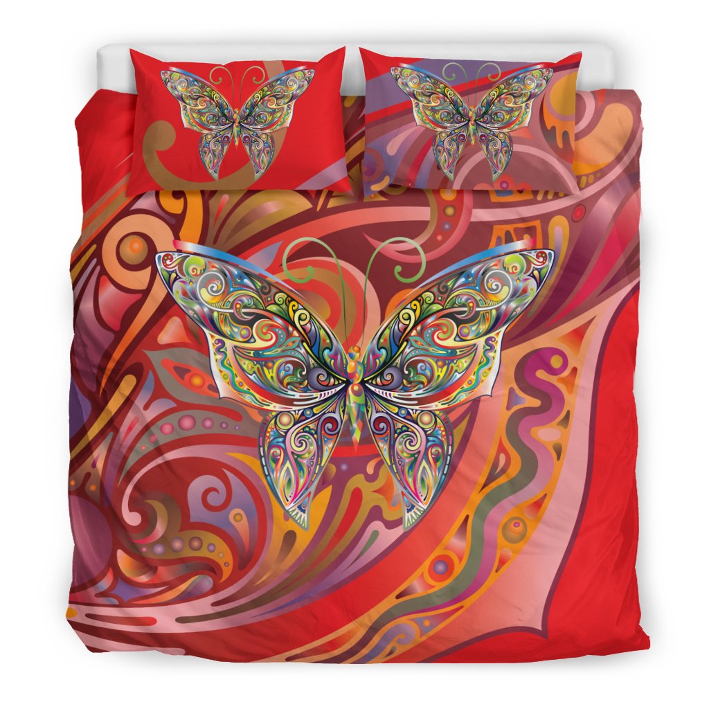 Butterfly Art Duvet Cover Bedding Set