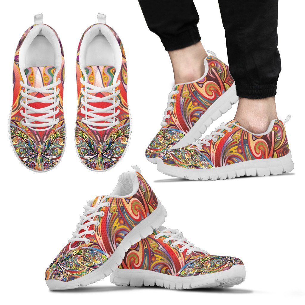 Butterfly Art Men Sneakers