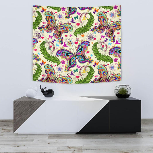 Butterfly Colorful Indian Style Tapestry