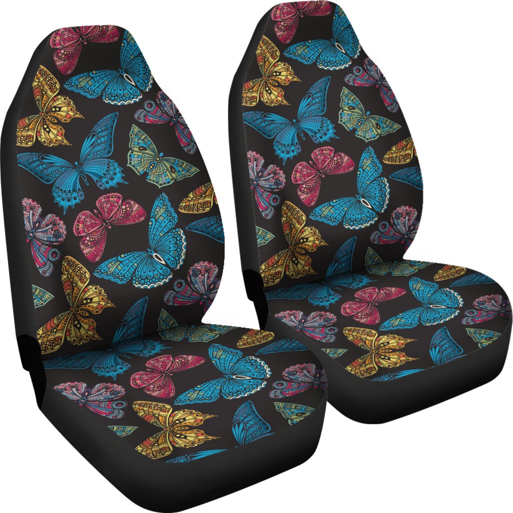 Butterfly Mandala Style Universal Fit Car Seat Covers