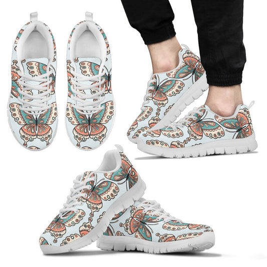 Butterfly Pattern Men Sneakers