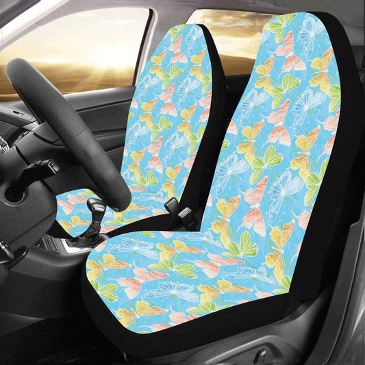 Butterfly Pattern Print Design 05 Car Seat Covers (Set of 2)-JORJUNE.COM