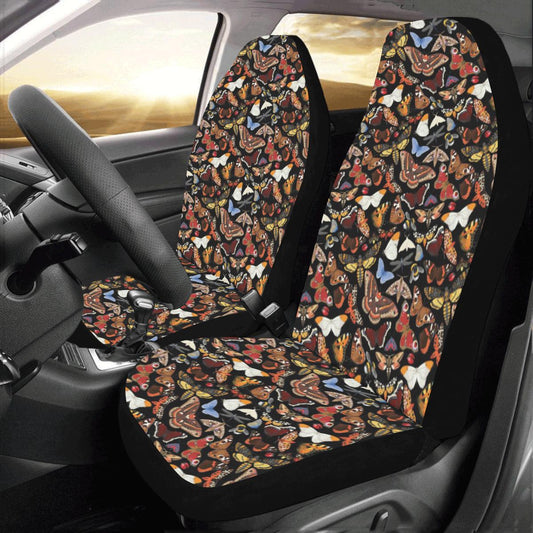 Butterfly Pattern Print Design 08 Car Seat Covers (Set of 2)-JORJUNE.COM
