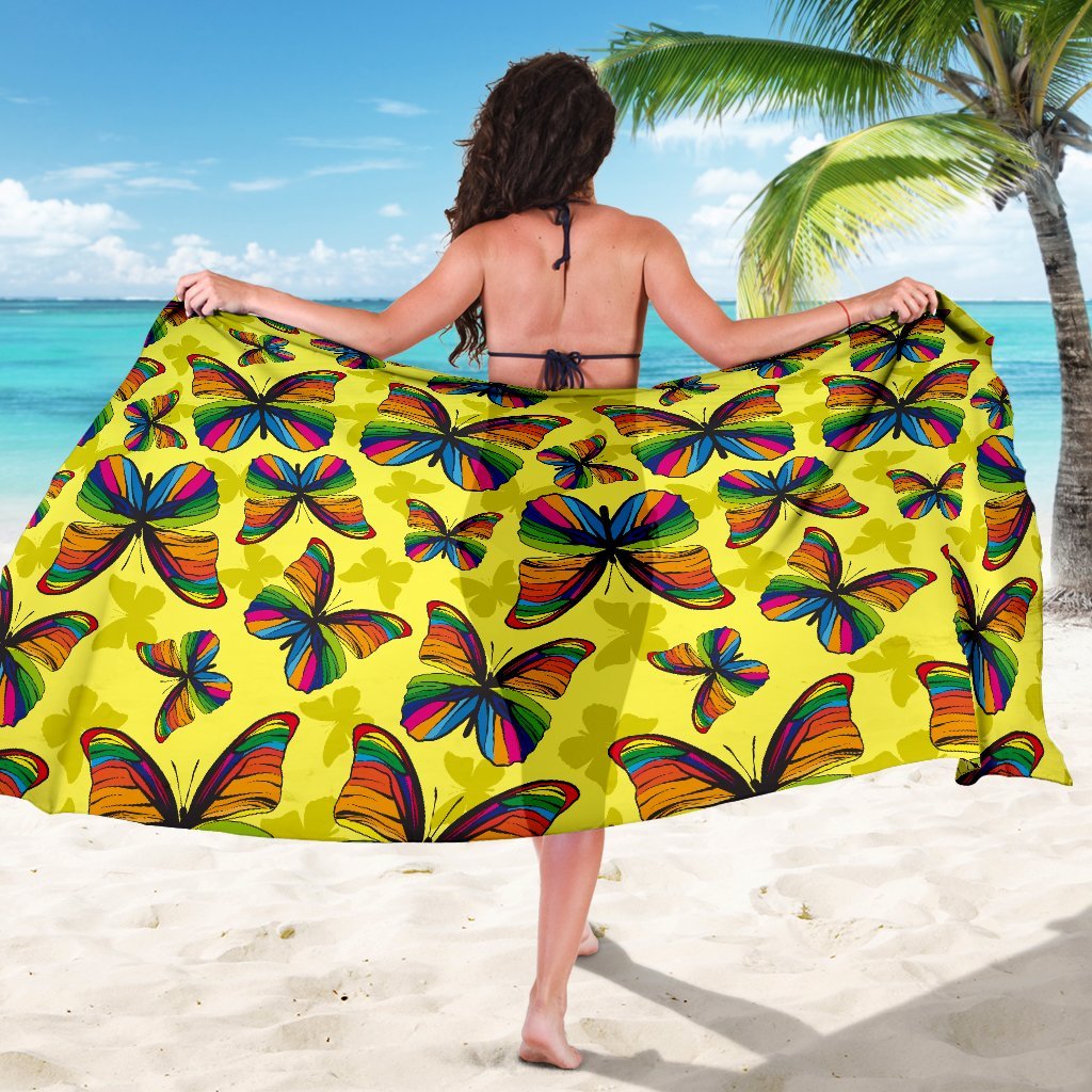 Butterfly Rainbow Beach Sarong Pareo Wrap