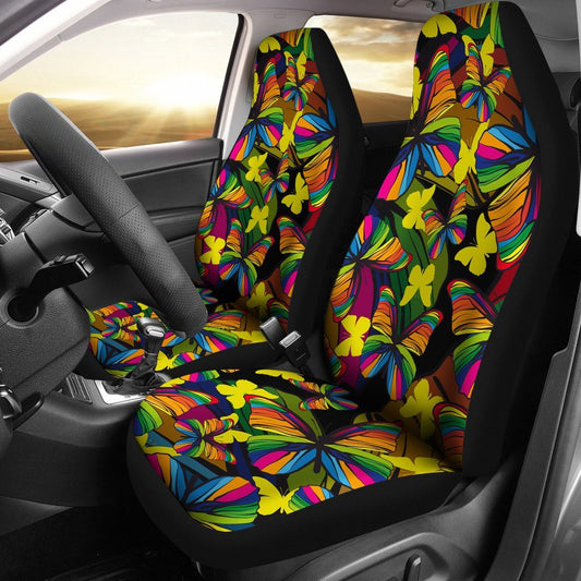 Butterfly Rainbow Universal Fit Car Seat Covers