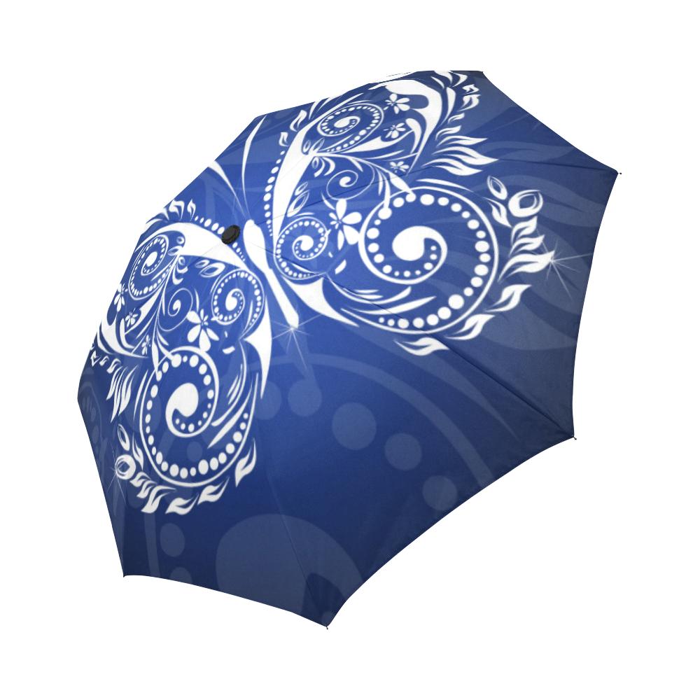 Butterfly Tribal Automatic Foldable Umbrella